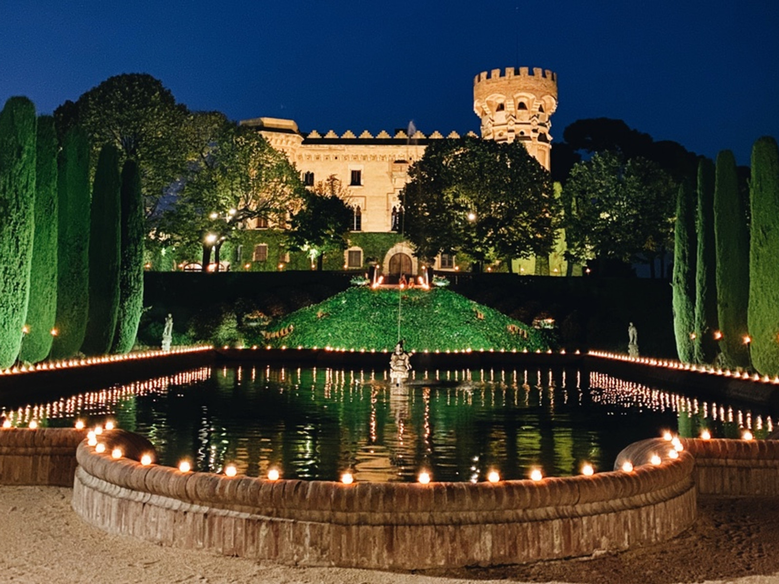 Stunning castle venue overlooking Costa Brava coast for luxury Spanish weddings