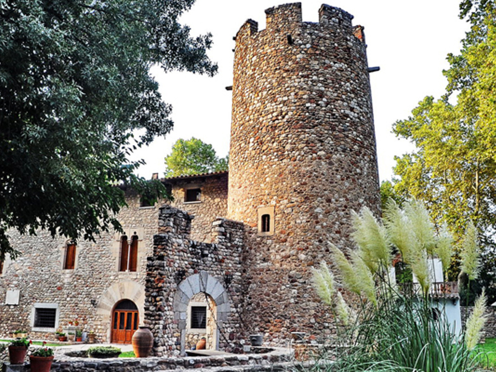 Elegant castle wedding ceremony venue in Costa Brava Catalonia Spain