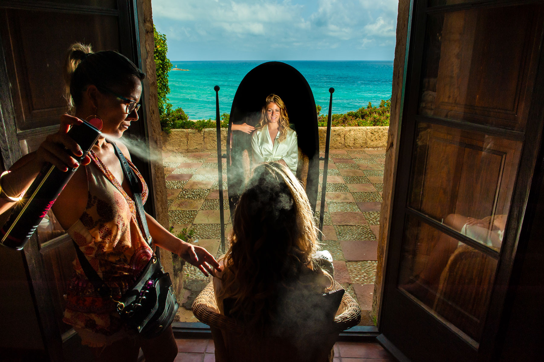 Luxury wedding photographer capturing an intimate Barcelona ceremony moment