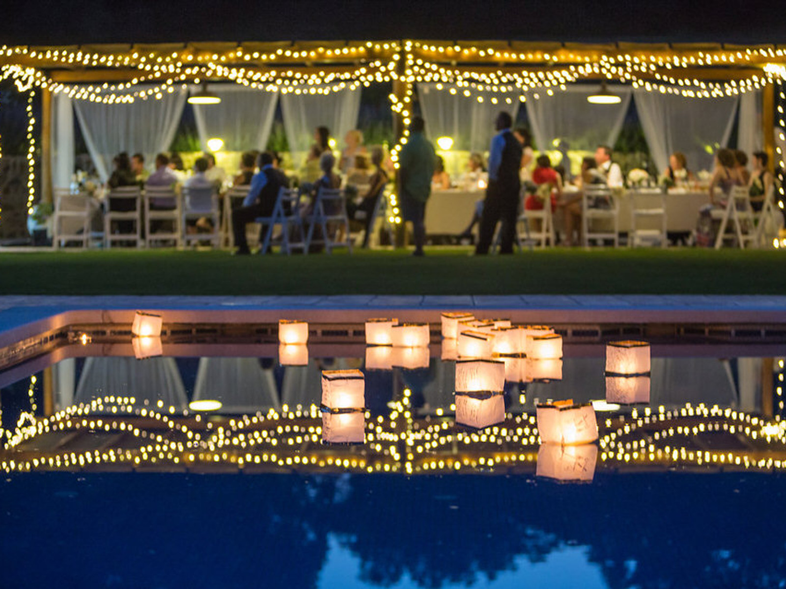Elegant luxury wedding ceremony at Mas Torroella estate in Catalonia