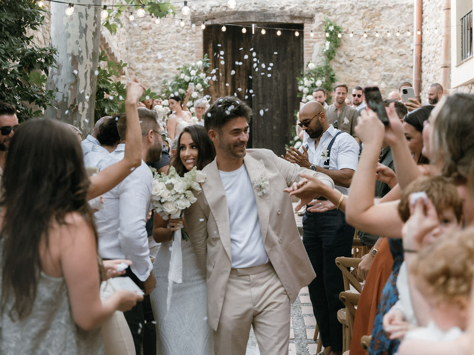Elegant Casa Felix interior setup for luxury Barcelona wedding reception