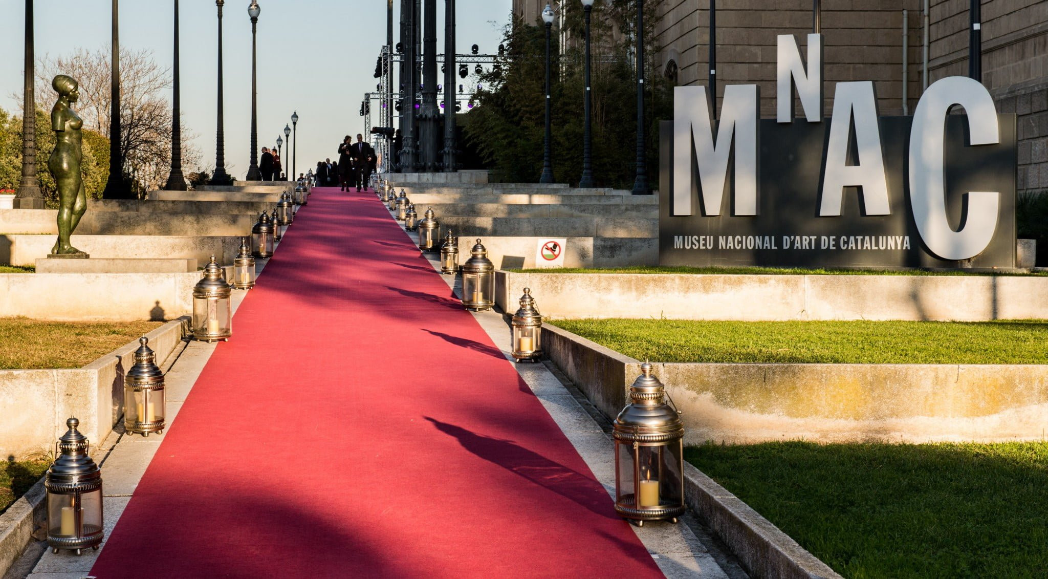 Luxury wedding venue in Barcelona showcasing elegant ceremony setup and decoration