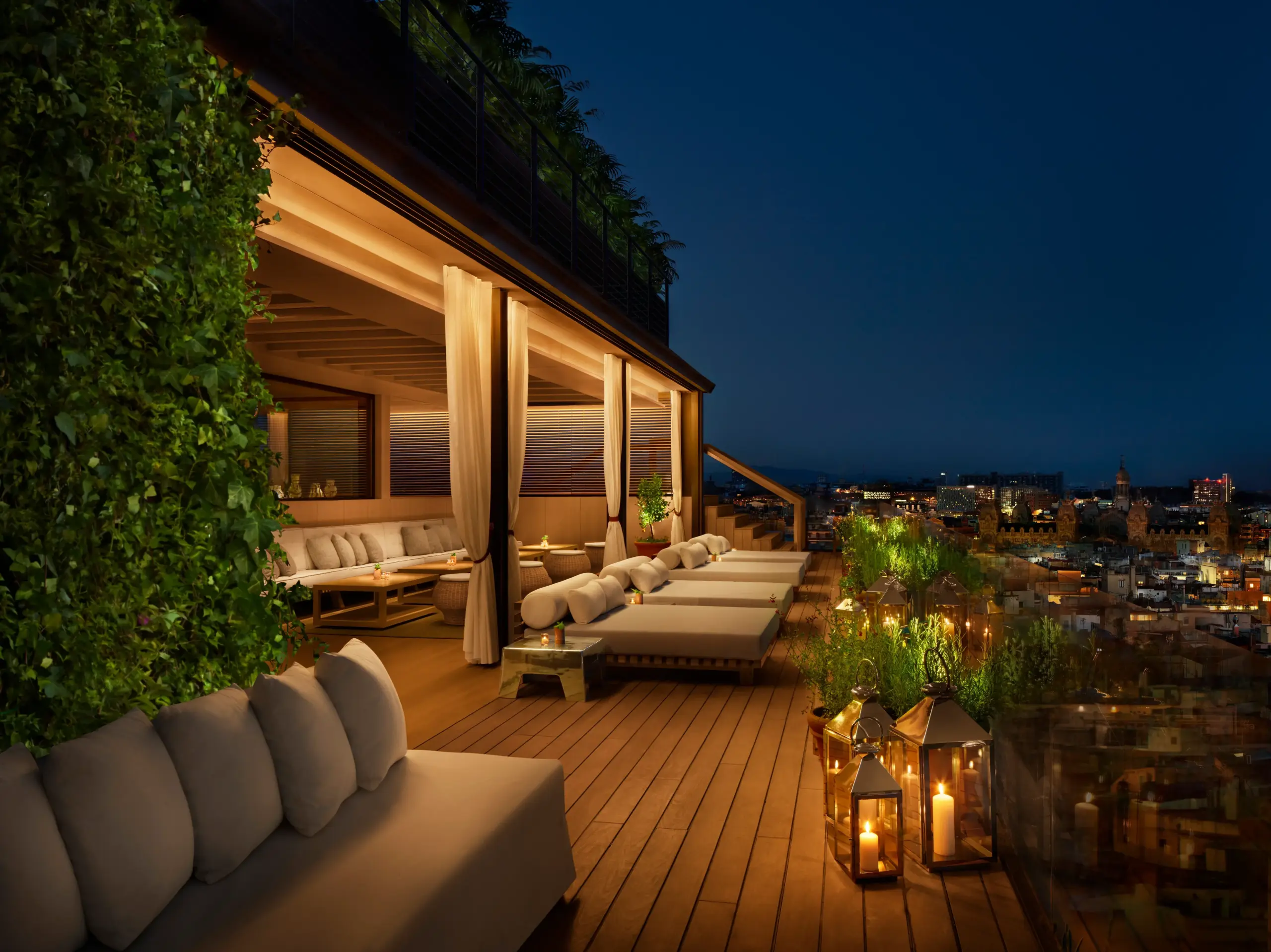Romantic Barcelona proposal setting with luxury destination wedding ambiance