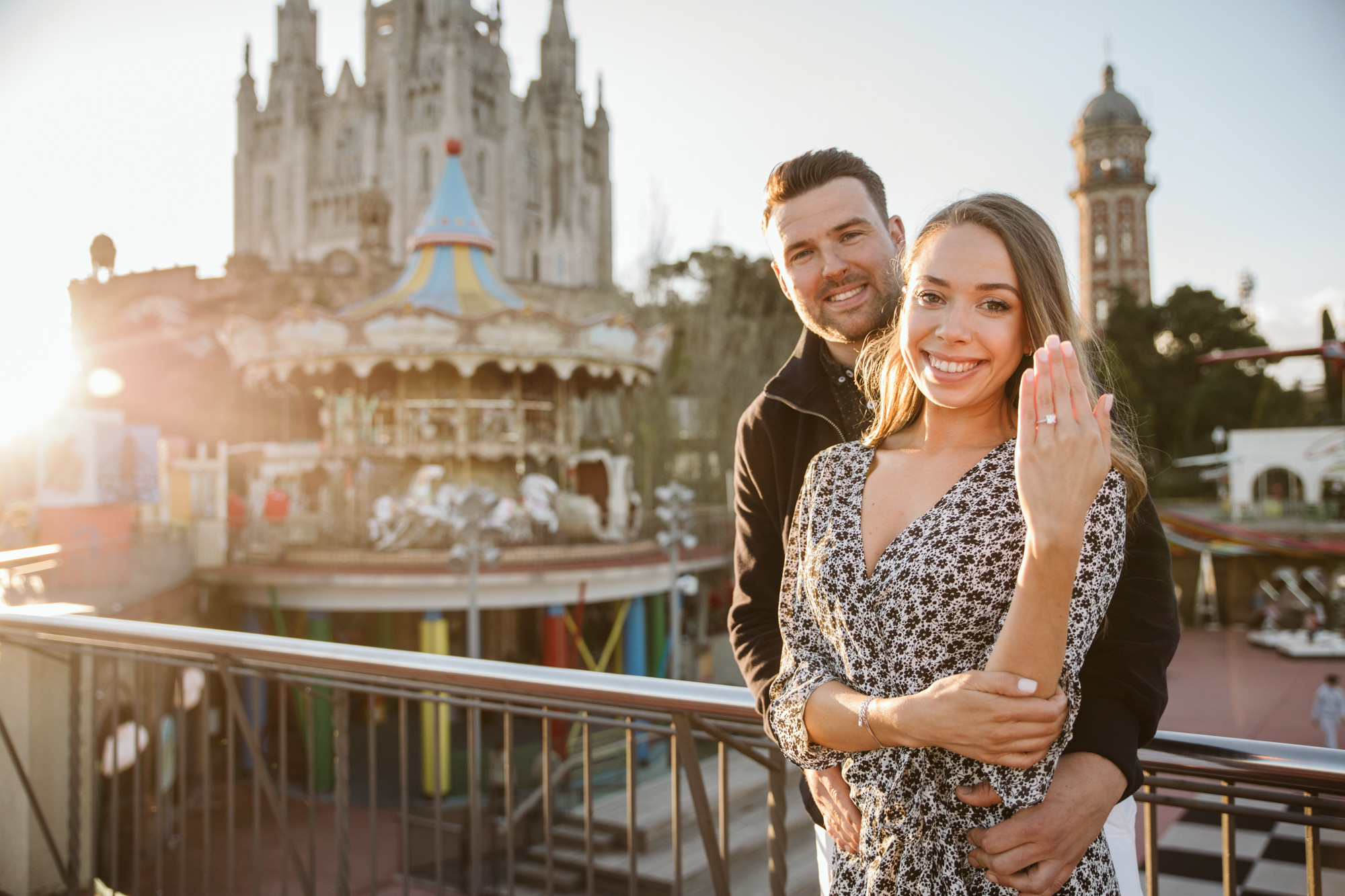Best Places to Propose in Barcelona: Tibidabo