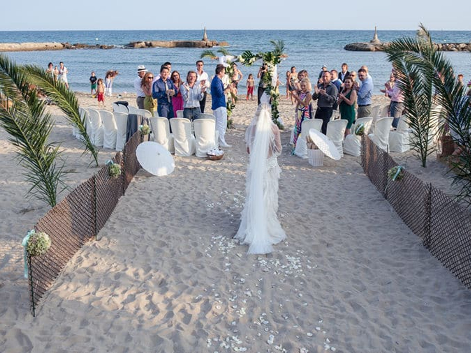 Barcelona Destination Wedding by the beach
