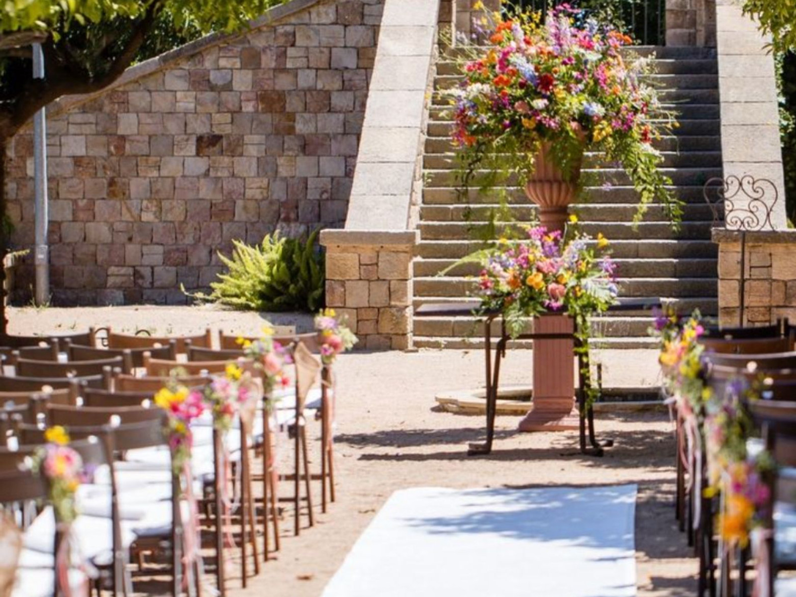 Hotel Miramar Barcelona Wedding Patio