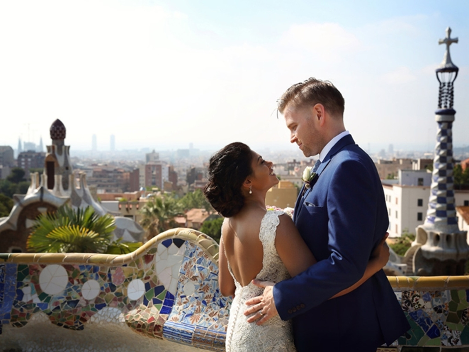 Where to Elope in Barcelona: The Park Guell