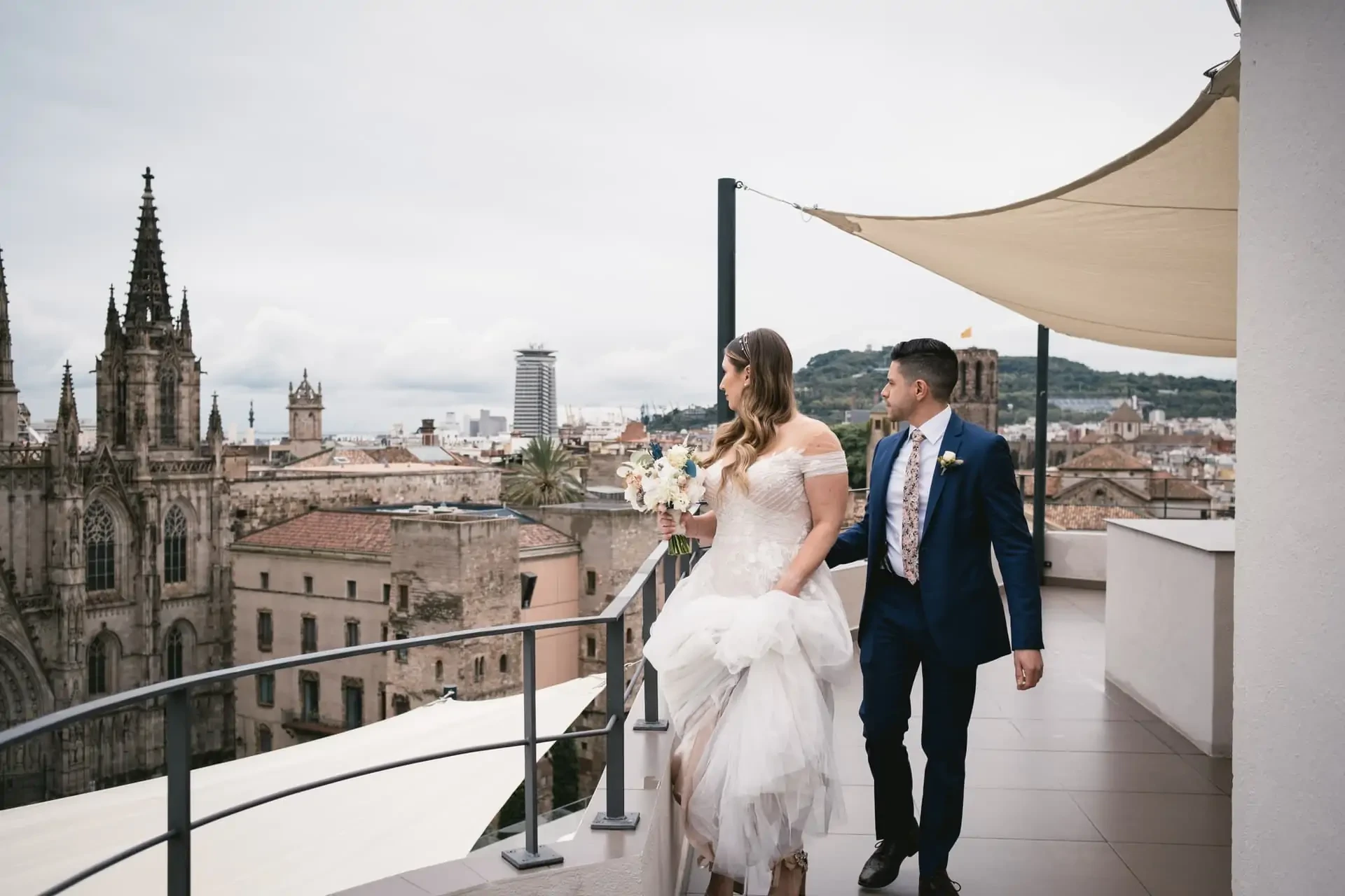 Where to Elope in Barcelona: Hotels Roof Top